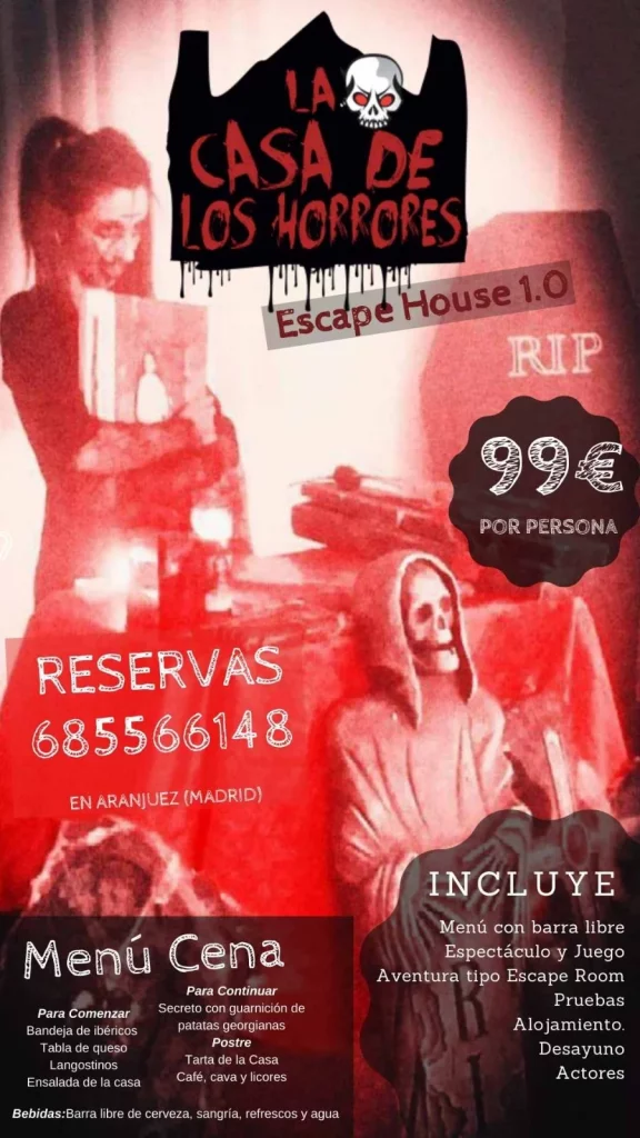 Casa de los Horrores de Aranjuez – Escape House 1.0