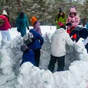 Paseo con raquetas de nieve + Construcción de un iglú