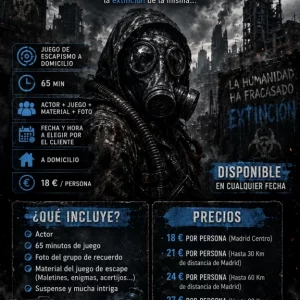 El Apocalipsis – Escape Room a Domicilio Halloween 2026