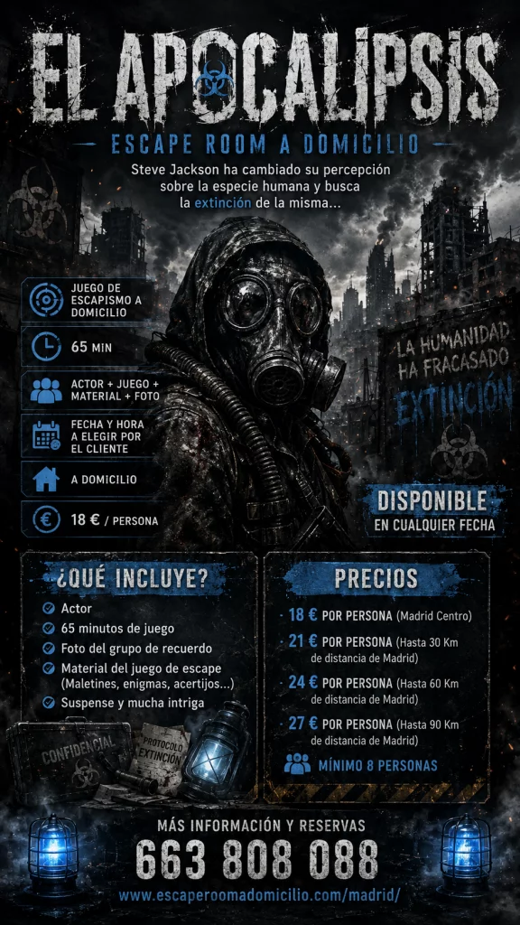 El Apocalipsis – Escape Room a Domicilio Halloween 2026