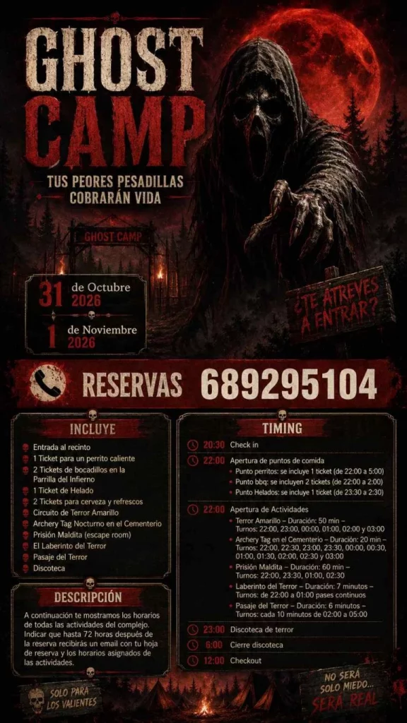 Ghost Camp – Halloween Navalcarnero 2026