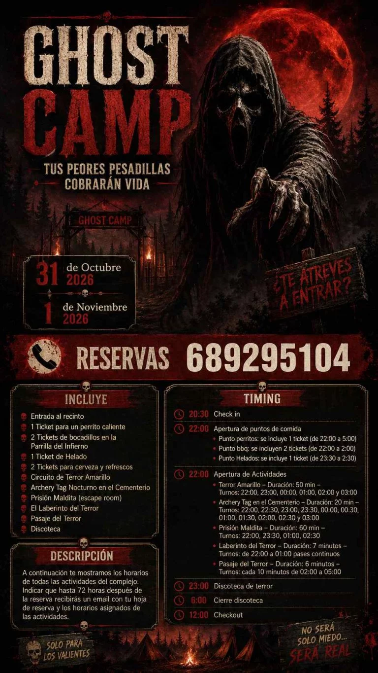 Ghost Camp – Halloween Navalcarnero 2026 1 Ghost Camp – Halloween Navalcarnero 2026