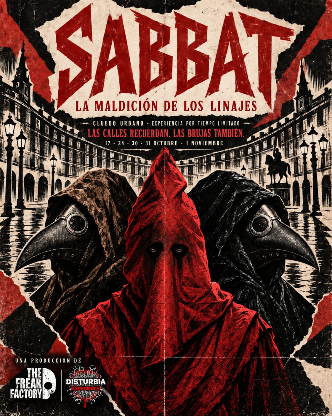 SABBAT: La Maldición de los Linajes — Cluedo urbano por las calles de Madrid 1 SABBAT: La Maldición de los Linajes — Cluedo urbano por las calles de Madrid